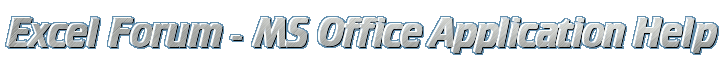 Excel Help Forum