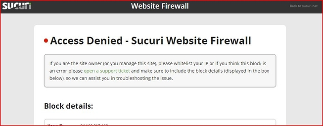 Name:  Access Denied - Sucuri Website Firewall 653x255 65_7KB.JPG
Views: 2892
Size:  65.7 KB